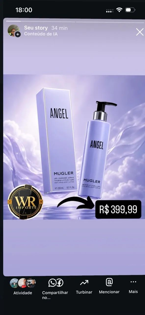 Hidratante angel