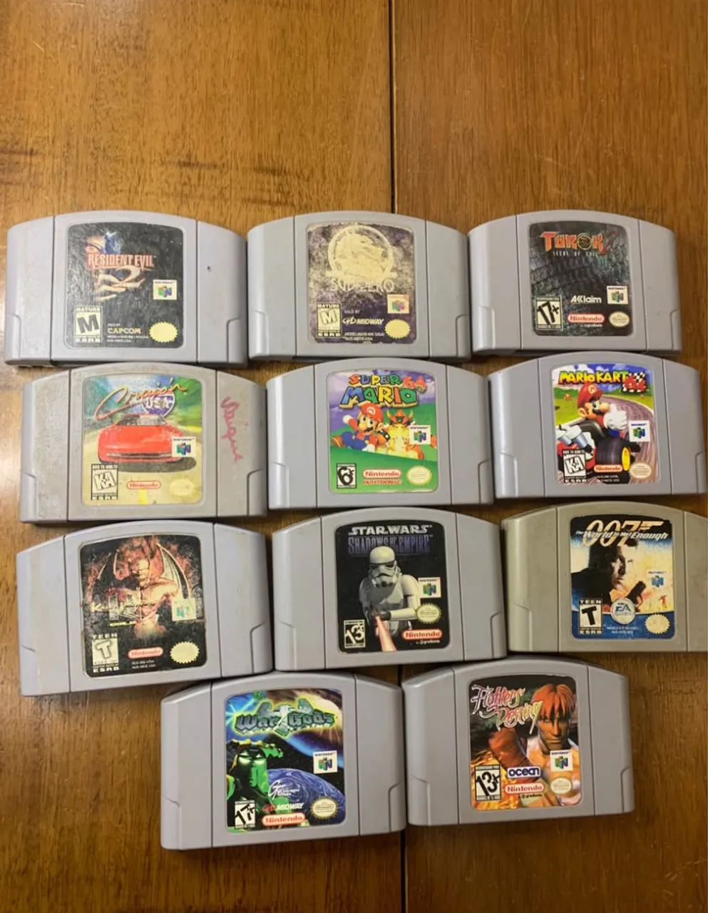 Nintendo 64 12 Jogos originais 