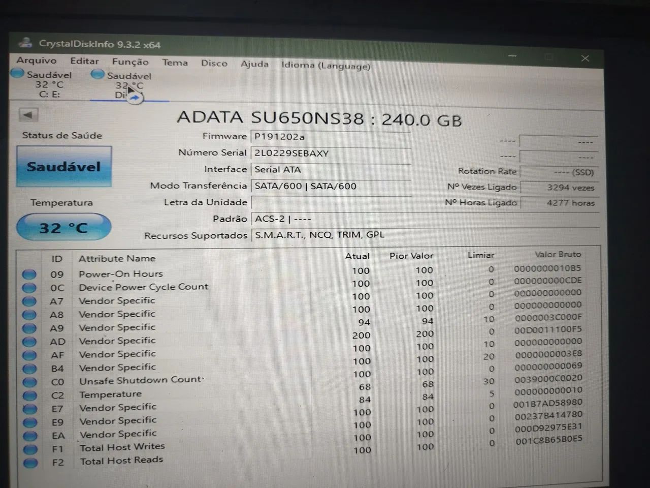 SSD SATA M.2 240GB ADATA431117506048184321
