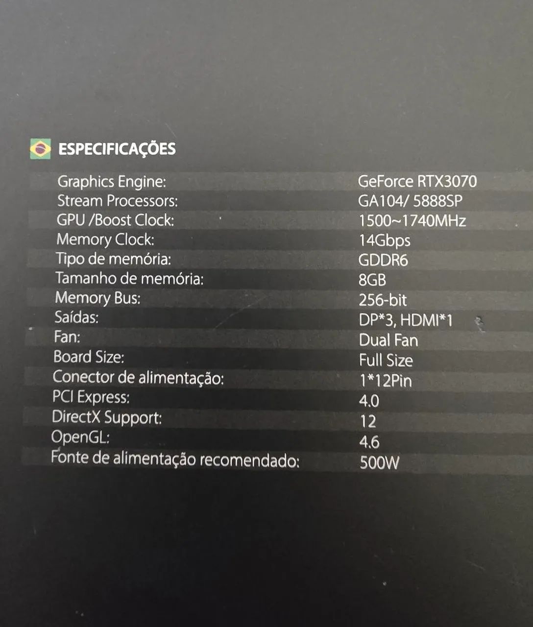Rtx 3070 Nova/Lacrada - Foto 2
