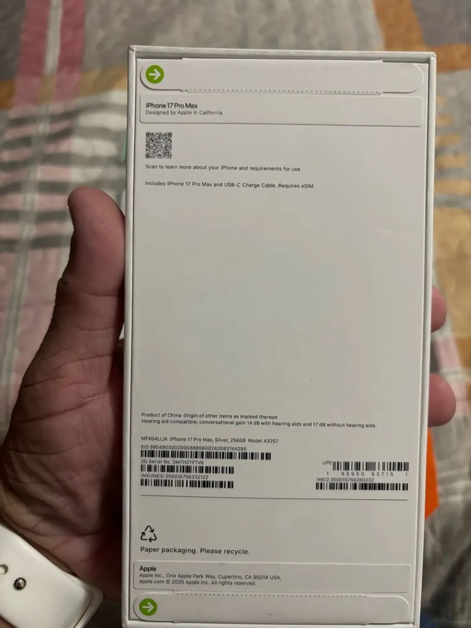 iPhone 17 Pro Max 256gb Silver  - Foto 2