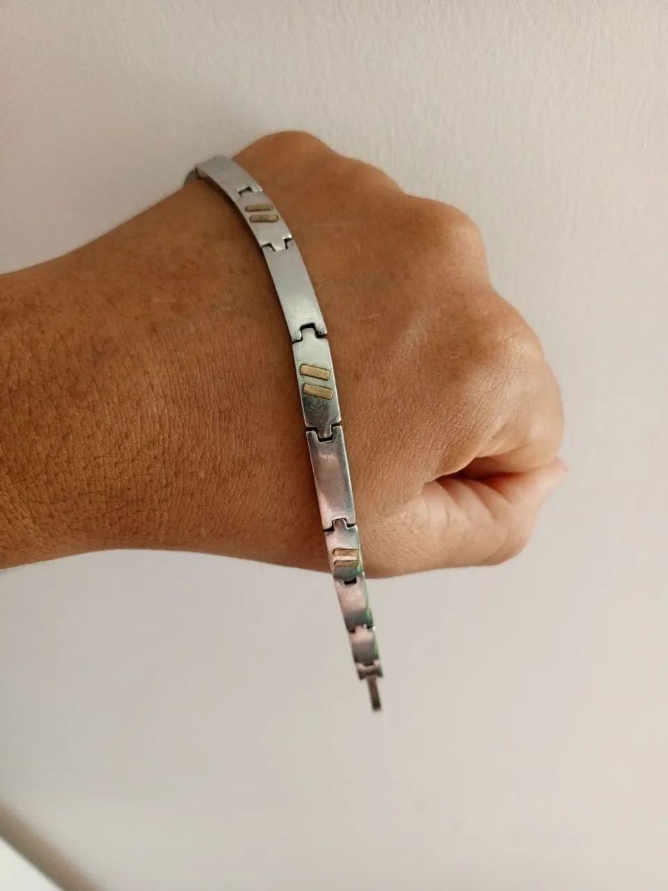 Pulseiras em aço masculina  - Foto 3