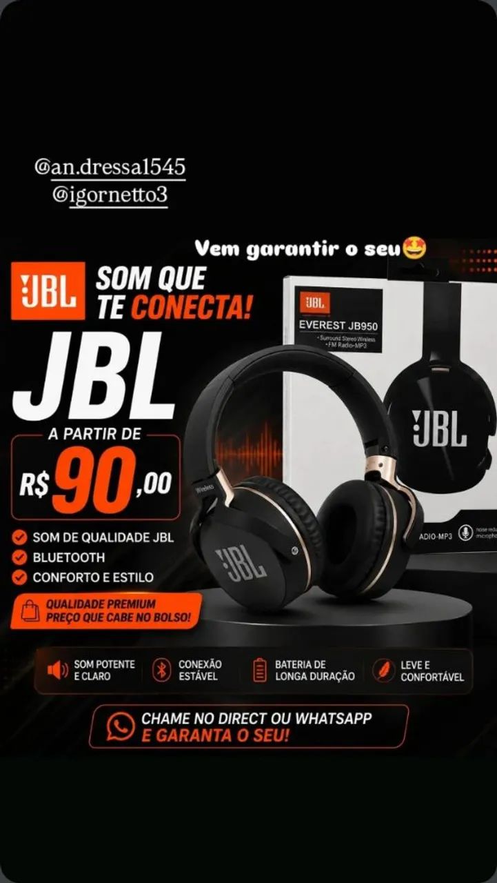 Fone jbl 