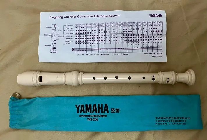 Flauta Doce Soprano Germânica Yamaha YRS-20G - Foto 3