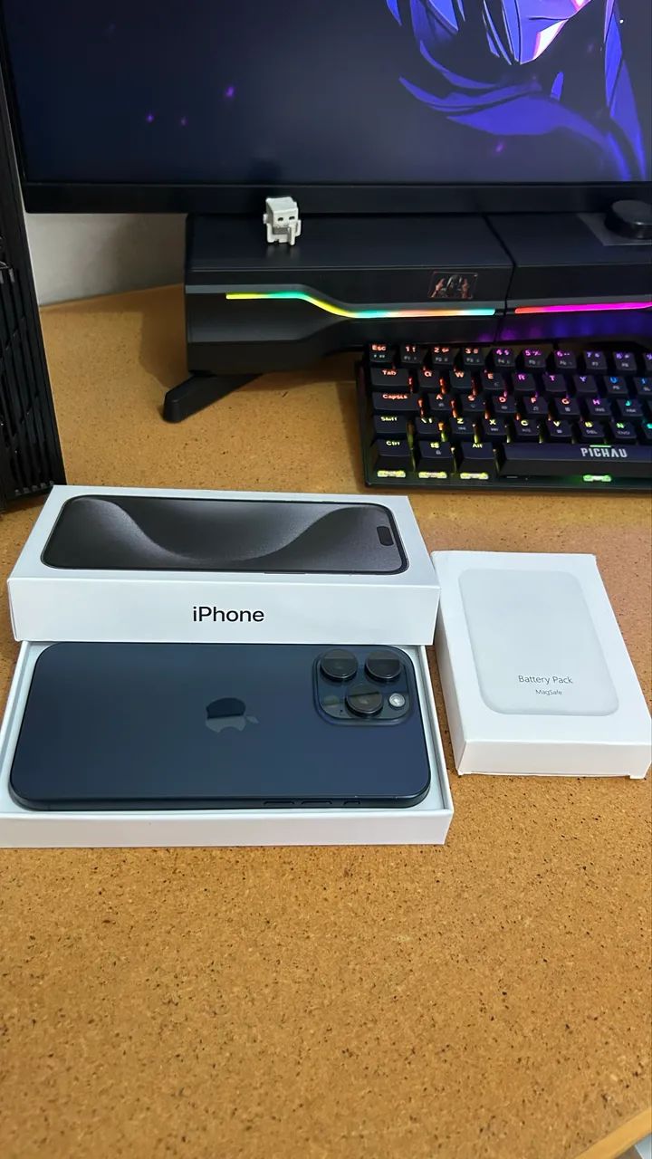 iphone 15 pro max - 256 semi novo - Foto 3