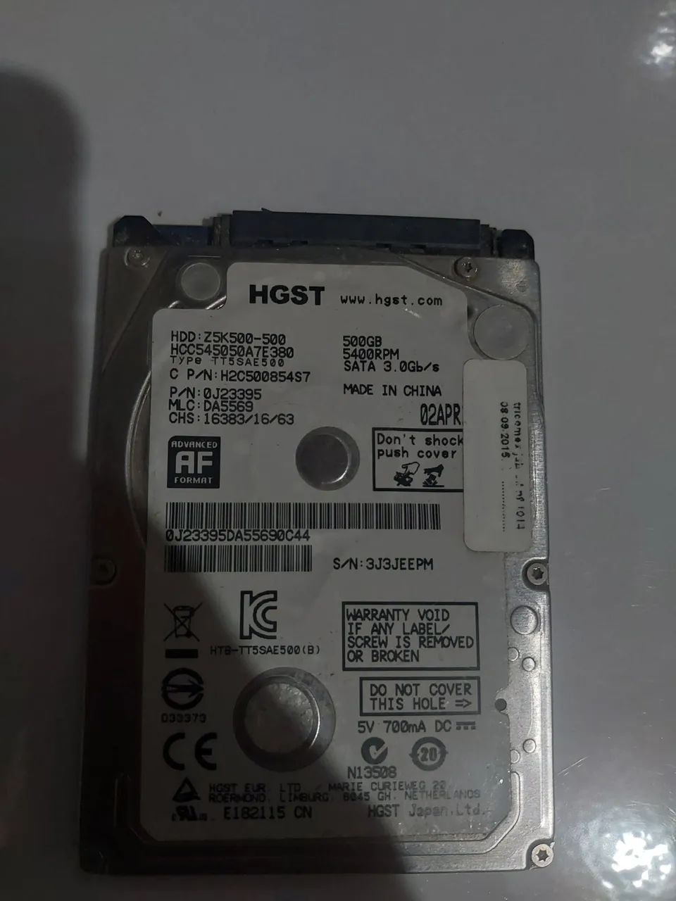 HD notebook ou desktop 500gb