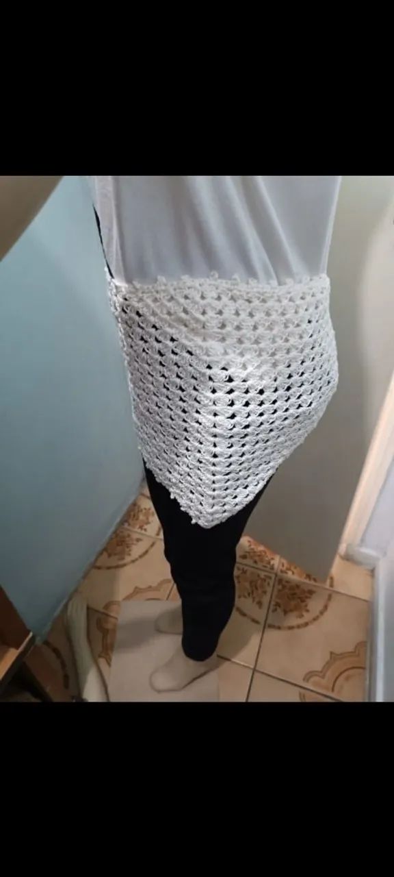 Bandana de crochê  - Foto 4