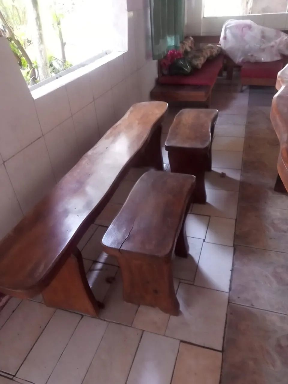 MESA DE MADEIRA DE JAQUEIRA - Foto 5