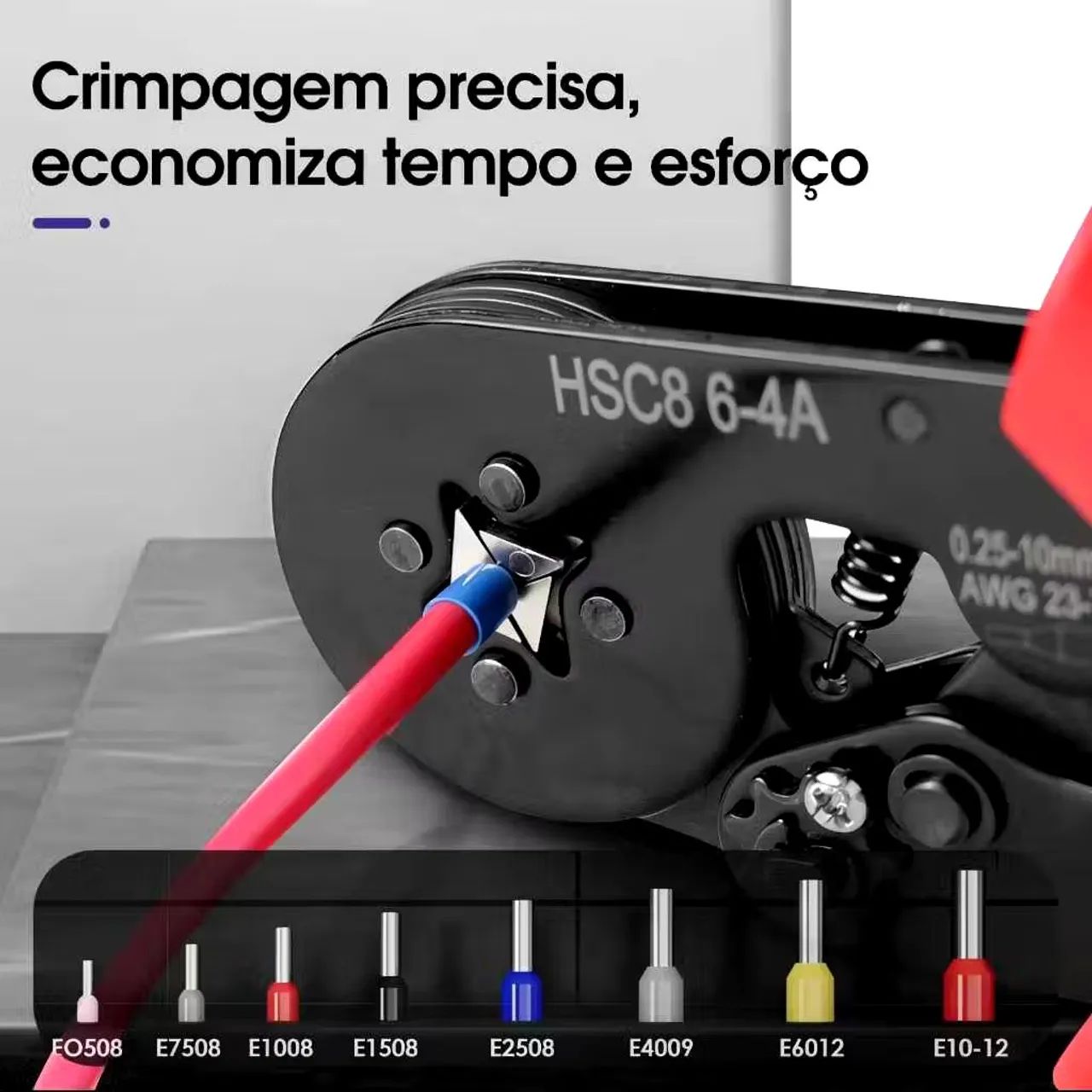 ALICATE PARA CRIMPAR COM 1200 ILHÓS  - Foto 2