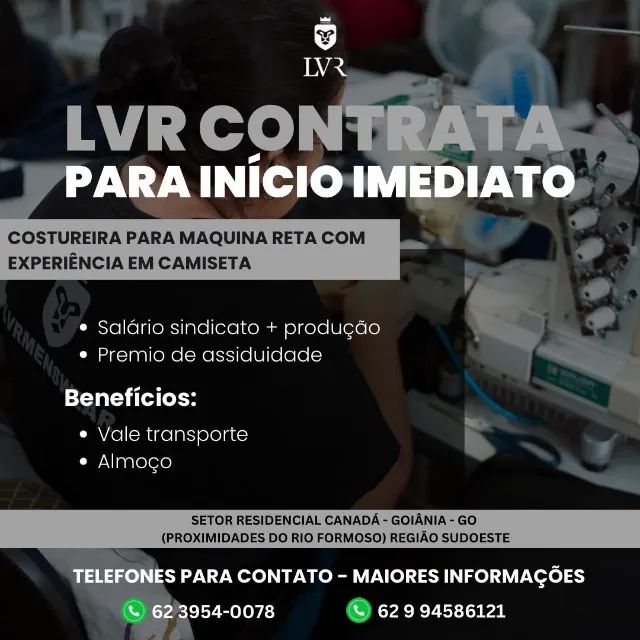 Costureira para máquina reta