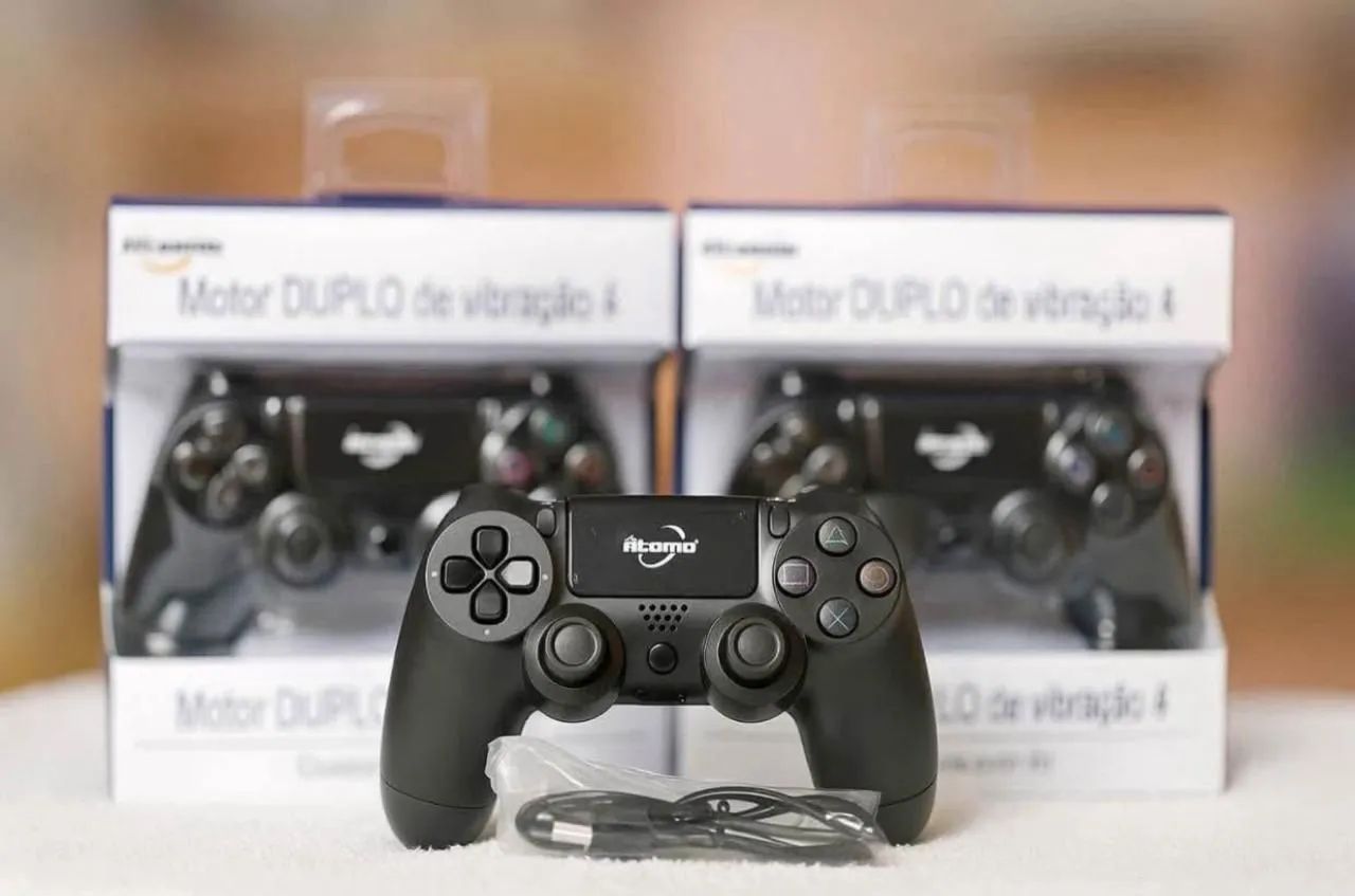 Controle Ps4 PC TV SMART NOTEBOOK WIRELESS 
