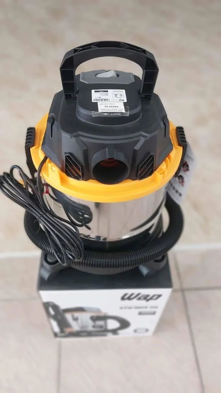 Aspirador de pó e água 20L Inox 1900w 220v - Wap(Novo) - Foto 5