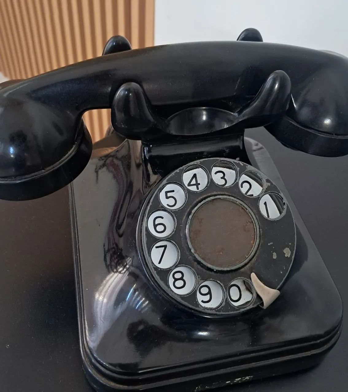 Telefone Antigo Standard Electric Disco Original Anos 60 Colecionador - Foto 2