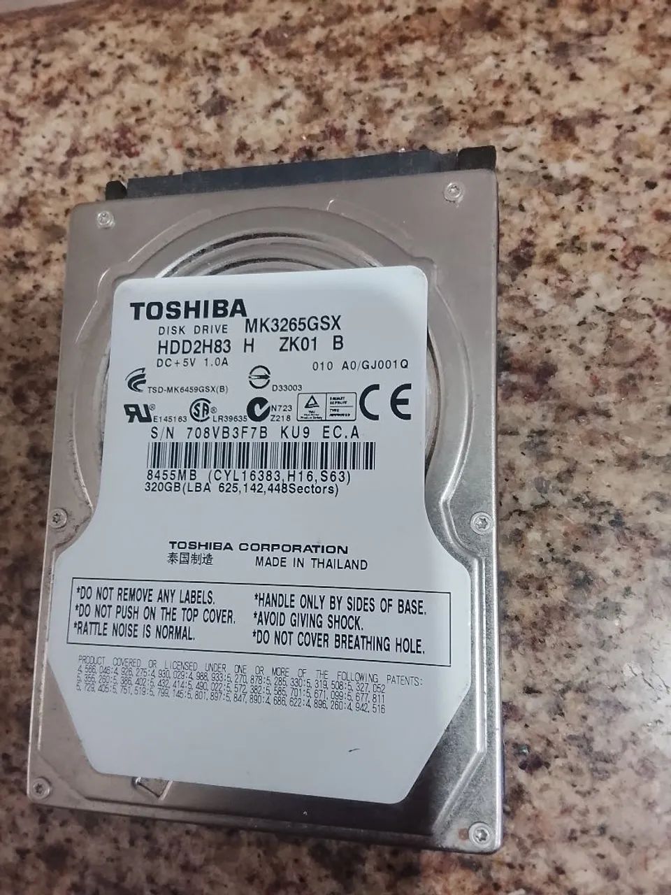 HD notebook 320 GB - Foto 2