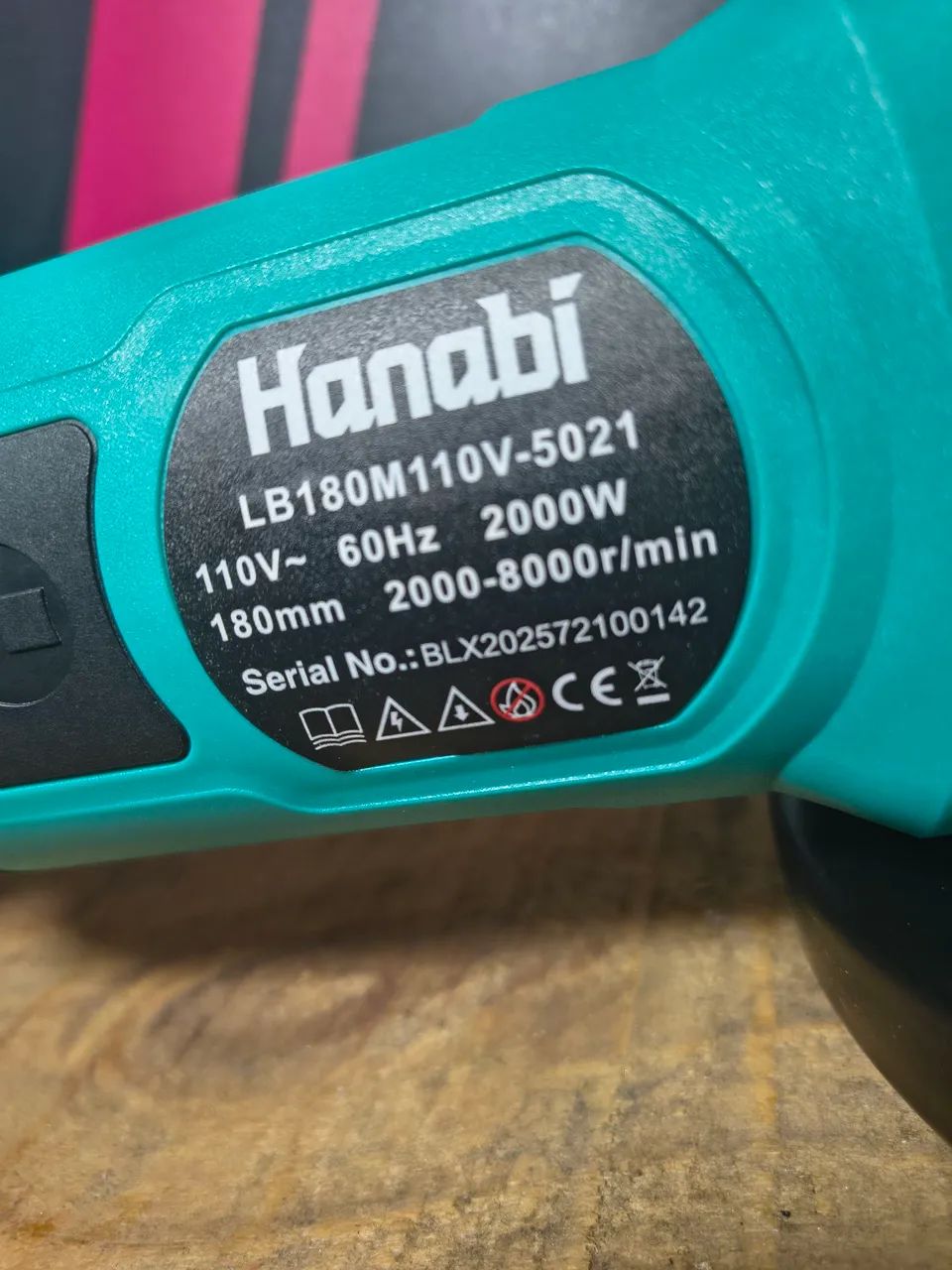 Esmelhiradeira lixadeira angular 7 polegadas Nova65580472358915123