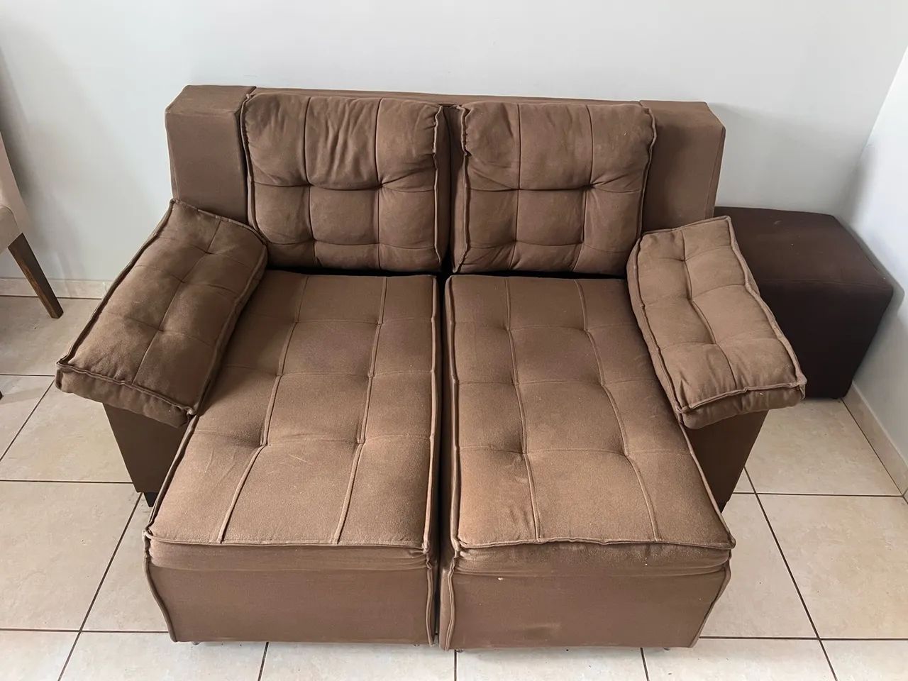 Sofá cama 2 lugares usado - Foto 4