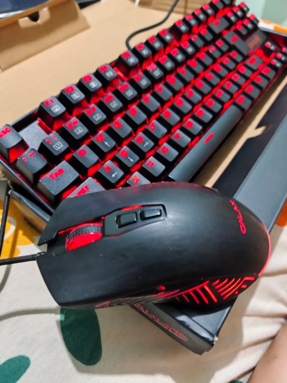 TECLADO E MOUSE GAMER - Foto 2