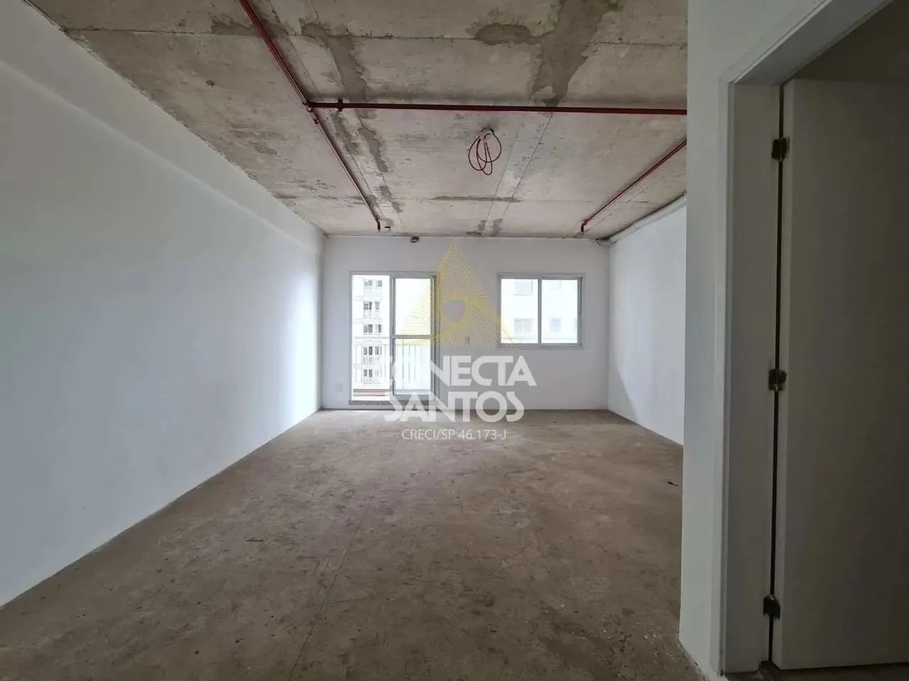 Sala com Lavabo e Sacada em Santos, Cod: 917 - Foto 3