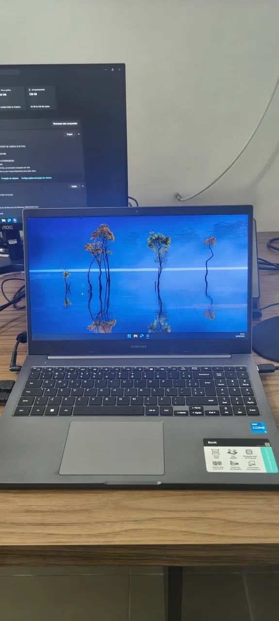 NOTEBOOK SAMSUNG+MONITOR