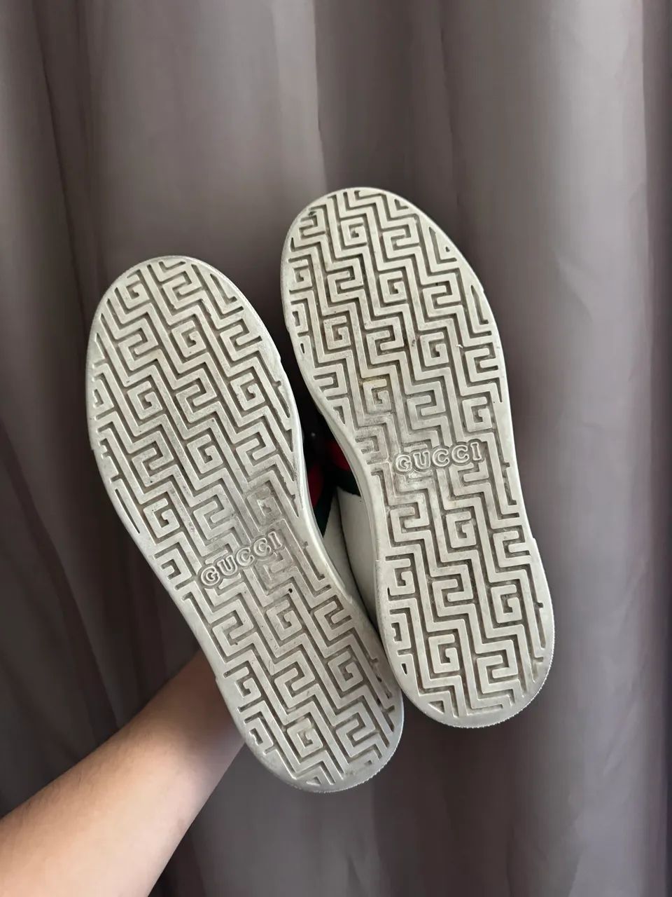 tênis gucci ace branco 41/42 - Foto 2
