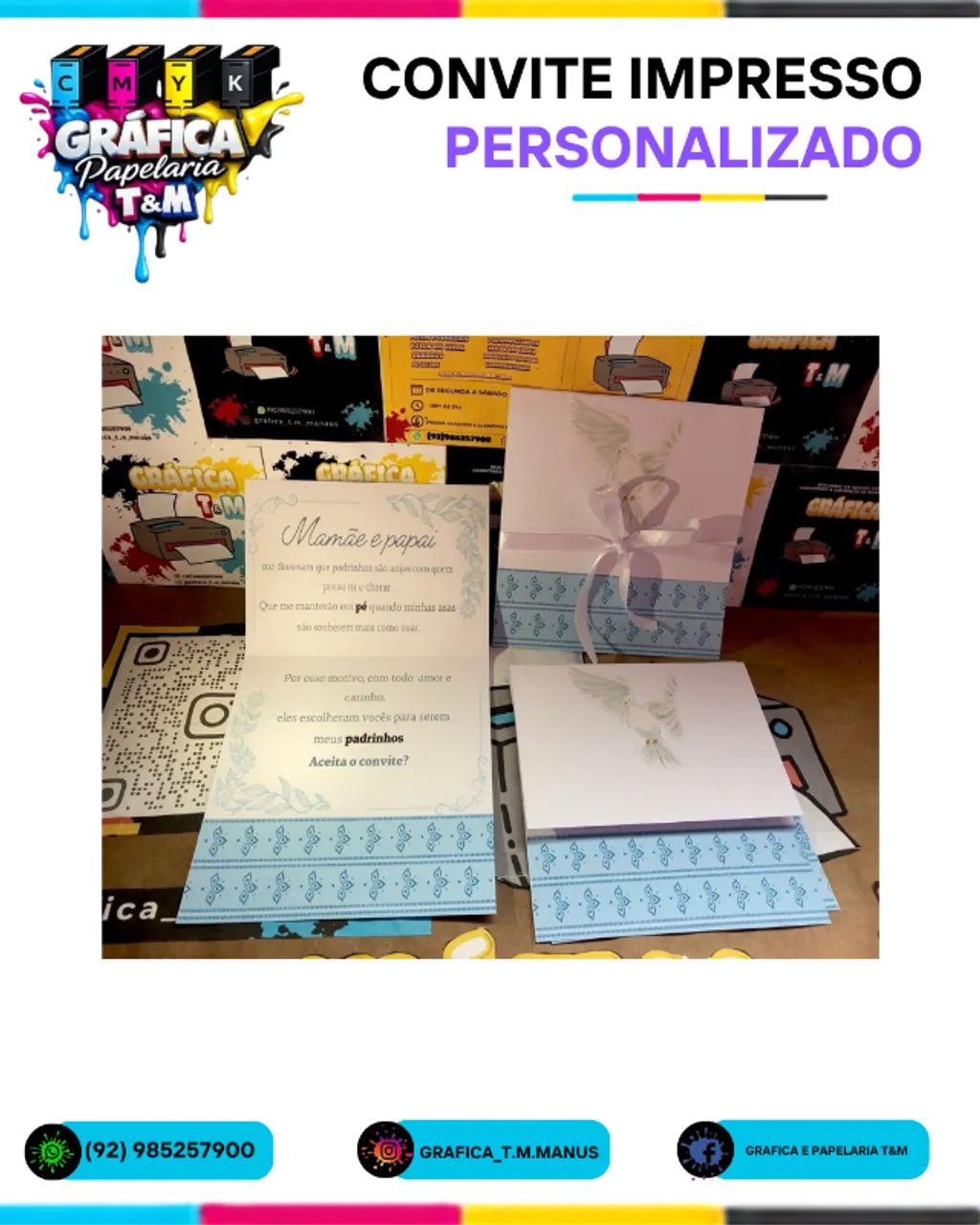 convite impresso - personalizado - Foto 4