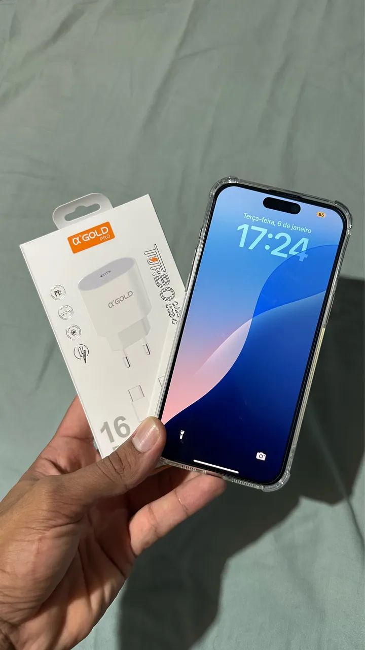 美品 iPhone15Pro 256GB バッテリー89% IPhone 15 PRO MAX 256GB. Bateria em 89% - Celulares e Smartphones