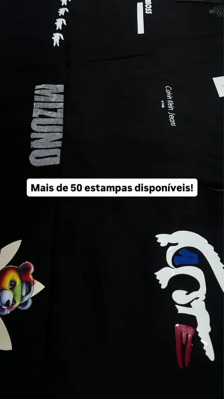 Kit 10 camisas masculinas para revenda , várias estampas  - Foto 4
