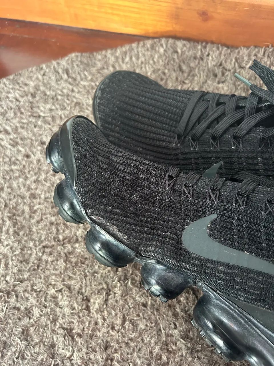 Nike Air VaporMax Flyknit 3 Preto - Usado - Foto 5