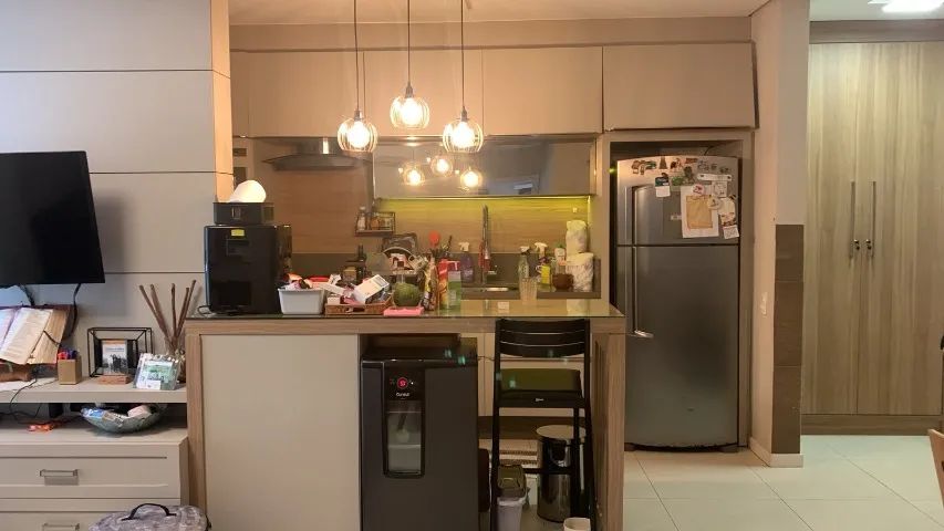 Cozinha completa com area de serviço e porta pivotante em MDF - Foto 4