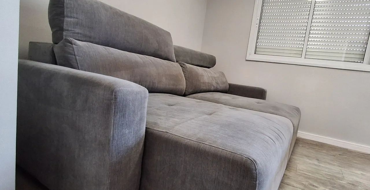 Sofá Cama Retrátil e Reclinável - Excelente Estado e Muito Conforto!  - Foto 3
