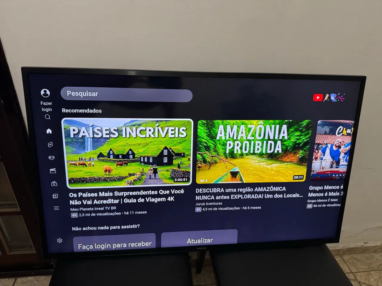 Tv Smart Samsung 4K 43 Polegadas, Seminovo!! - Foto 2