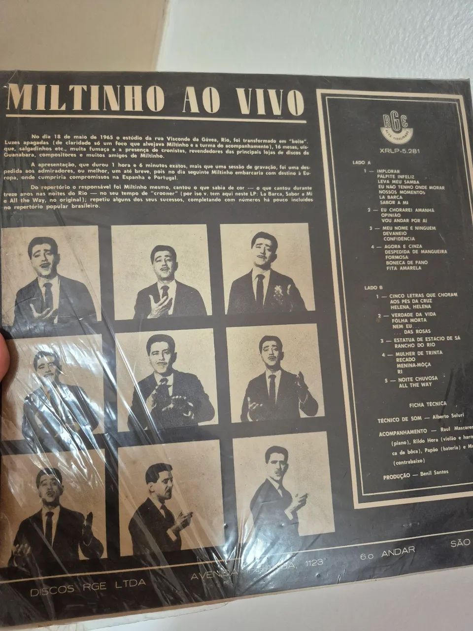 Disco Vinil Miltinho ao vivo ! - Foto 4