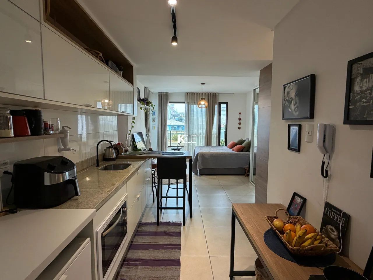 Studio mobiliado, vista mar, par alugar em Coqueiros, Florianópolis SC - Foto 4