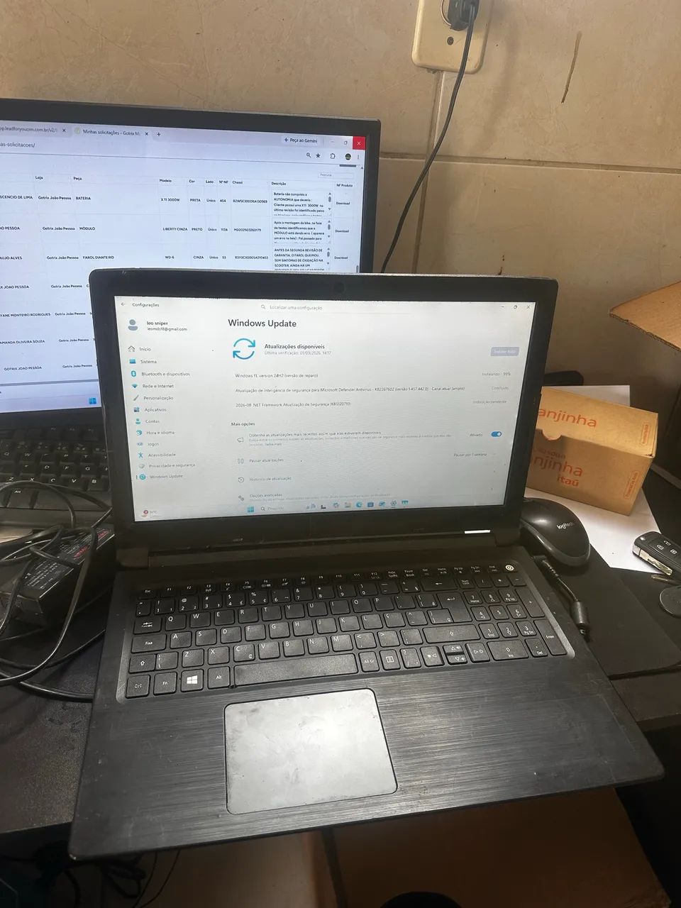 Acer aspire 3 + 8gb de ram + 256gb SSD  - Foto 2