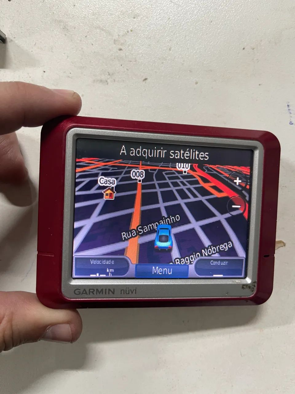 Gps garmin vermelho aparelho bike alpinismo trilha barco 
