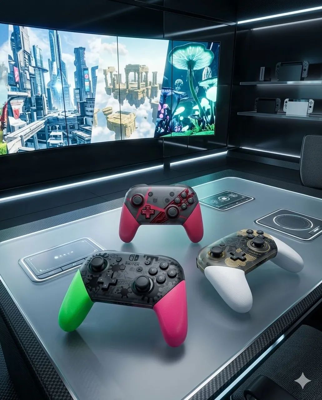 Pro Controller Sem Fio Nintendo Switch - Foto 5