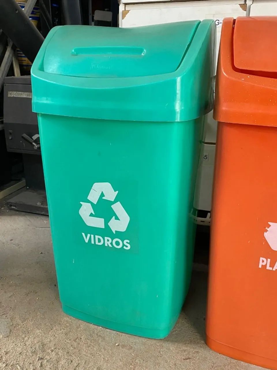 Jogo De 4 Lixeiras Coleta Seletiva - Foto 3
