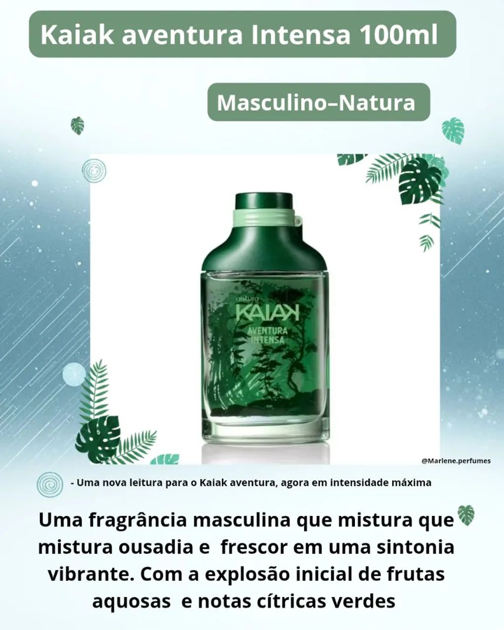 Kaiak Aventura Intensa masculino ,100ml 