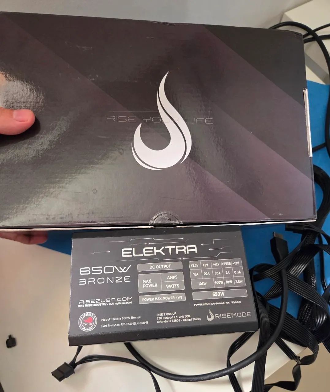 Fonte 650w risemode Electra 80 bronze