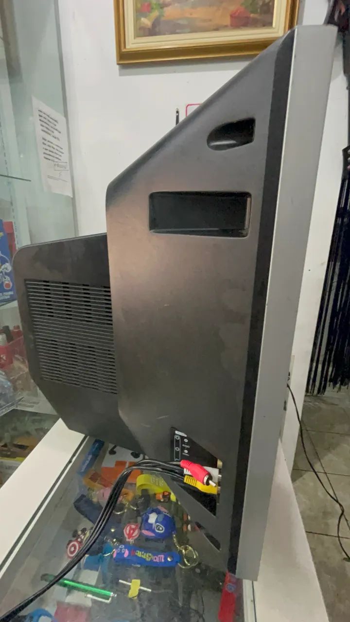 Tv crt tubo retrogamer Samsung 21 polegadas Av e vídeo componente  - Foto 2