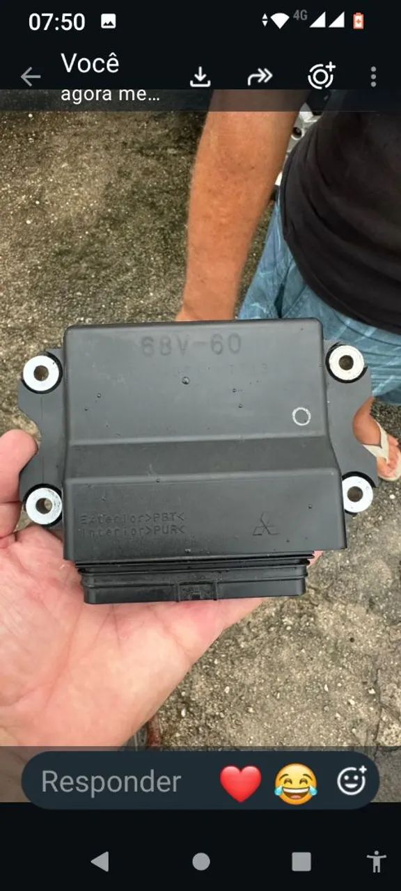 cdi motor de popa modulo ignicao/ conserto usado - Foto 3