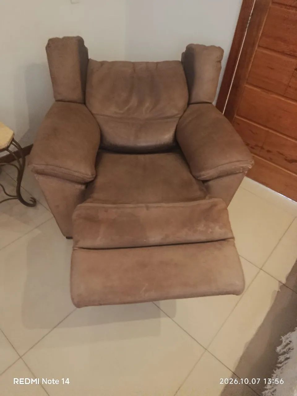 Poltrona do papai elétrica, de couro legítimo  - Foto 2