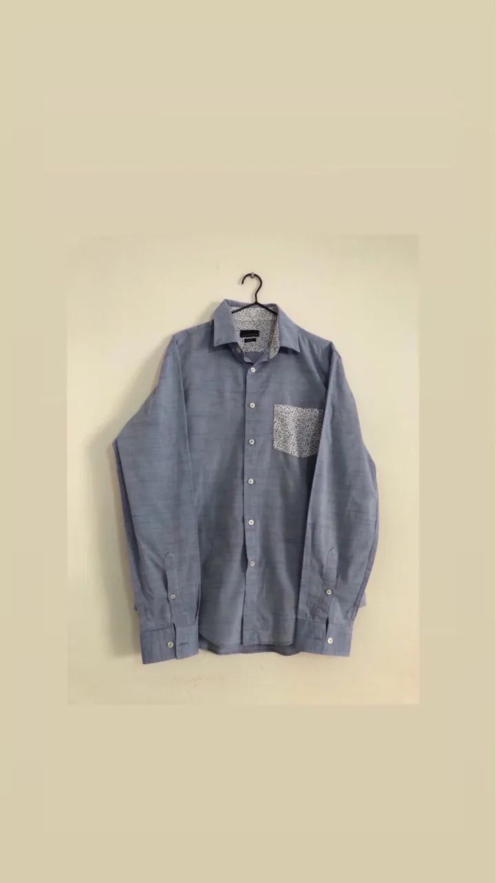 Camisa masculina Tamanho M da Zara - Foto 2