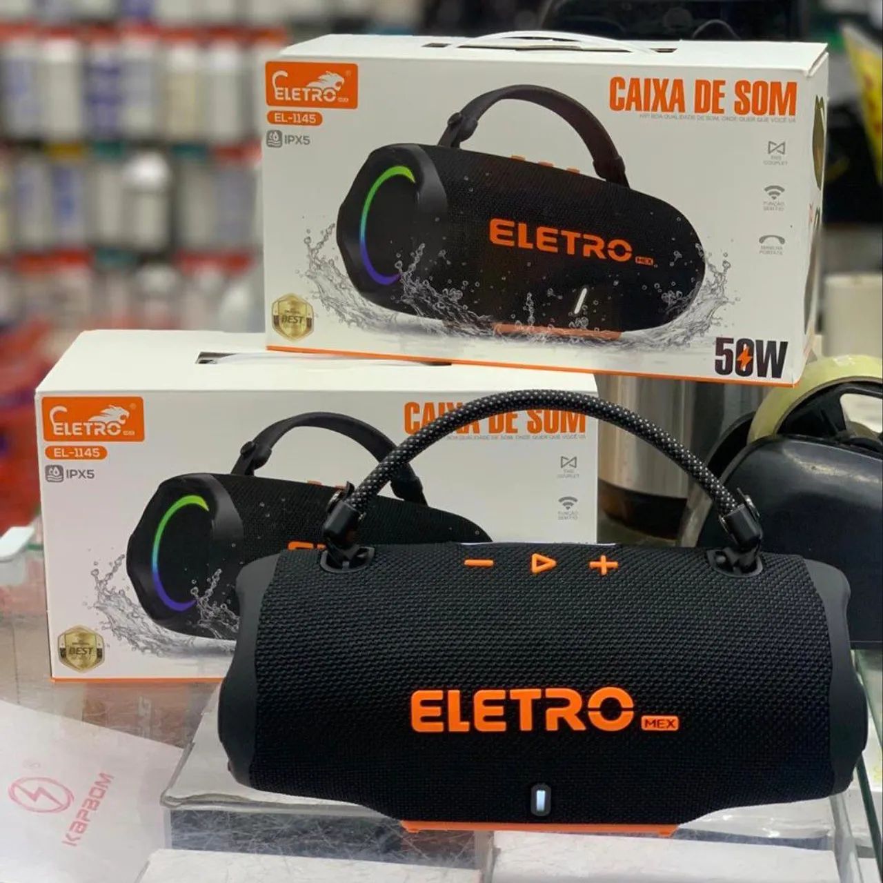 Caixa de som 50w aprova dágua- Entrega grátis 