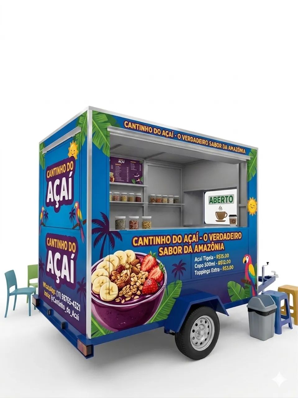 Trailer lanchonete 