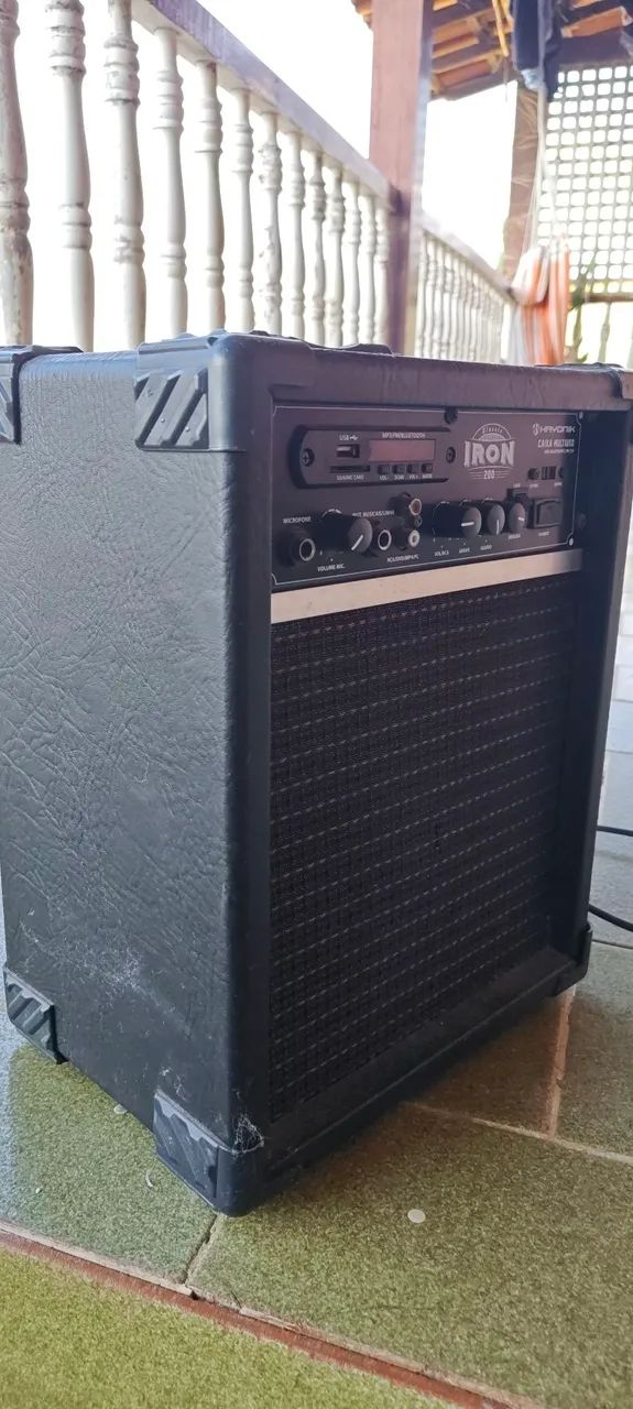 Caixa Amplificada Multiuso Hayonik Classic Iron 200 - Bluetooth, USB, FM | Perfeita! - Foto 3