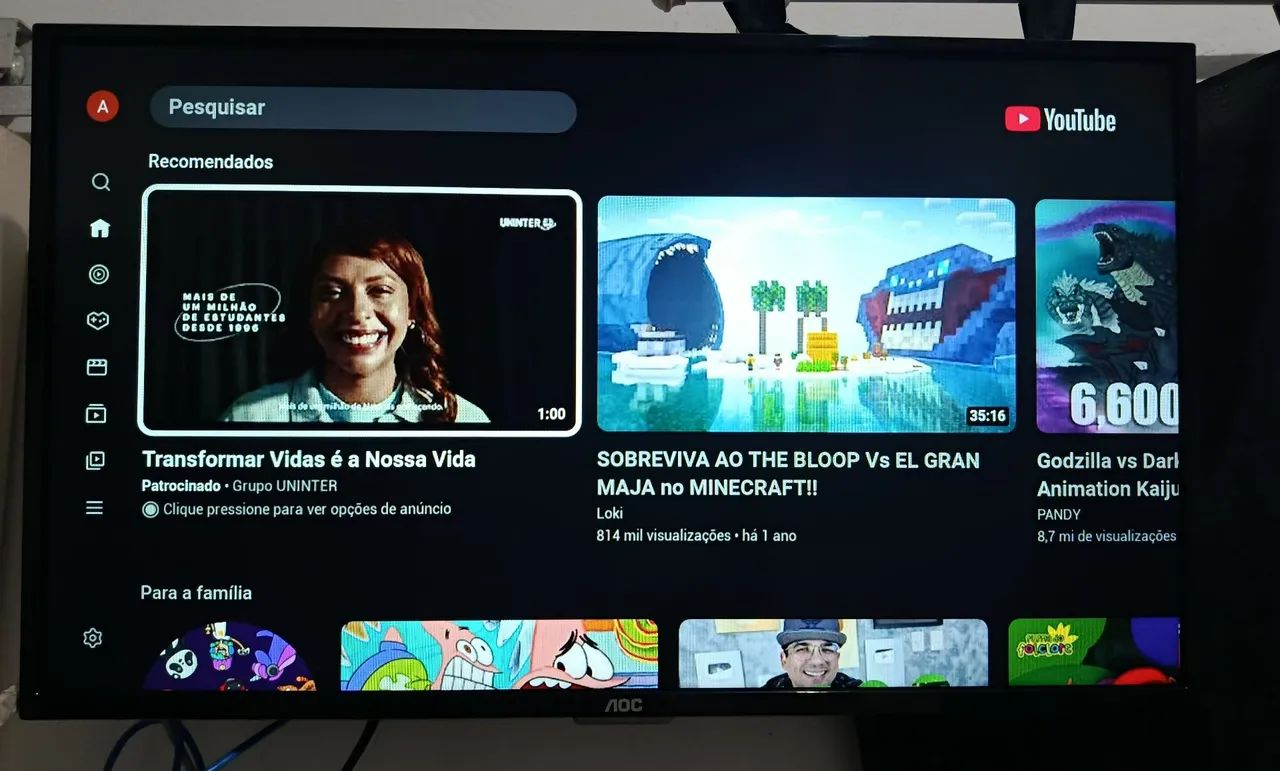 Smart TV 32 HD LED AOC Wi-Fi - Foto 5
