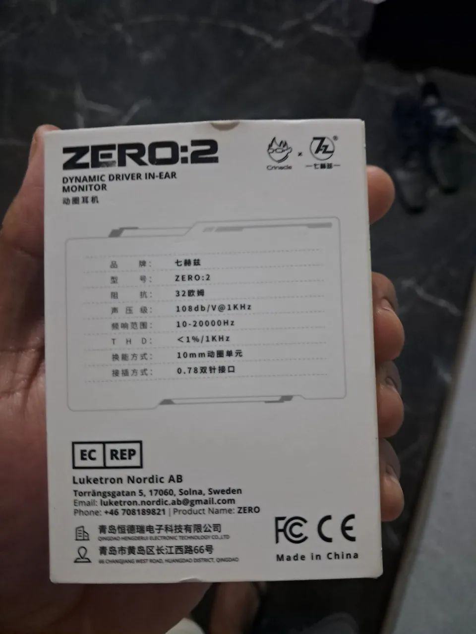 Fone intra auricular Crinacle zero 2 - Foto 2