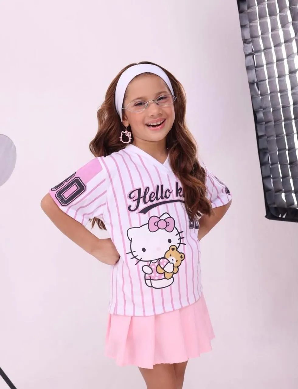 Conjunto hello Kitty rosa  - Foto 4