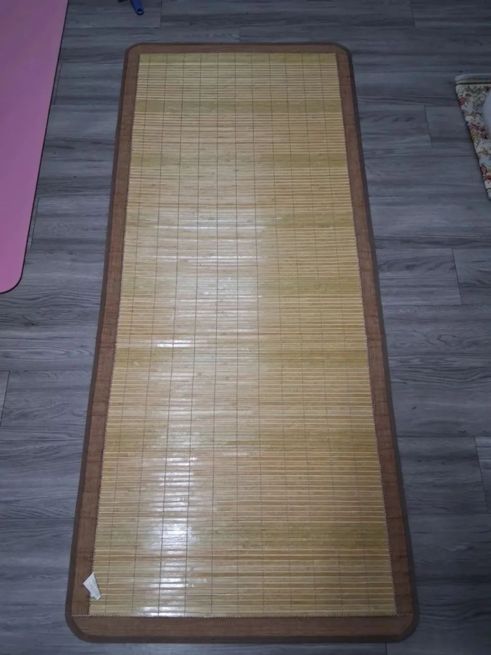 Tapete tradicional coreano de bambu natural